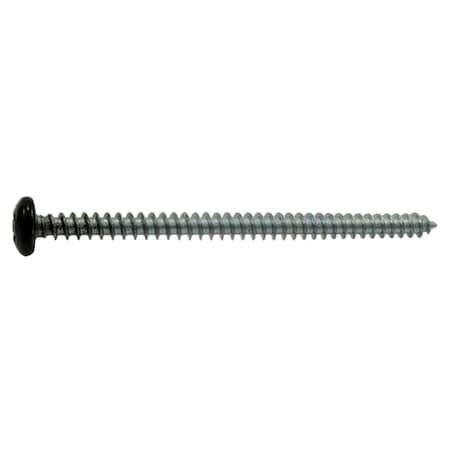 Midwest Fastener Sheet Metal Screw, #8 x 2-1/2 in, Painted Steel Pan Head Phillips Drive, 15 PK 37866